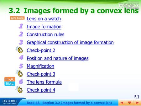 3.2 Images formed by a convex lens