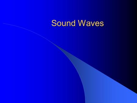 Sound Waves. Sound is a compressional or longitudinal wave The “wiggle” (compression) is in the same direction as the wave travels.