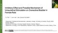 Interna tional Neurourology Journal 2015;19:151-157 Inhibitory Effect and Possible Mechanism of Intraurethral Stimulation on Overactive Bladder in Female.