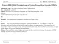 July 2011doc.: IEEE 15-11-0522-00-0psc SubmissionPaul Jeon, LG Project: IEEE P802.15 Working Group for Wireless Personal Area Networks (WPANs) Submission.