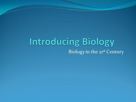 Biology in the 21 st Century. Study of Life Learning Targets I can- Explain how the biosphere is related to biodiversity Explain common characteristics.