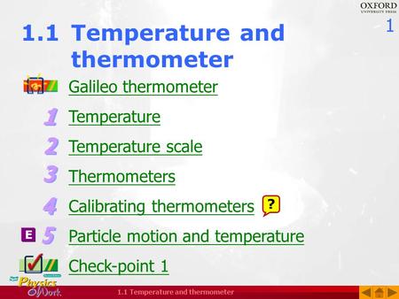 1.1 Temperature and thermometer