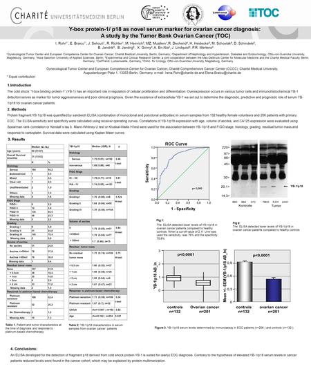 : 1.Introduction The cold shock “Y-box binding protein-1” (YB-1) has an important role in regulation of cellular proliferation and differentiation. Overexpression.