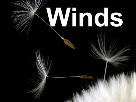 Winds. What is Wind? The horizontal movement of air from High pressure to Low pressure. H  L Air moving up or down (vertical) is called a current.