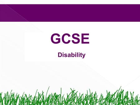 GCSE Disability. Aims Consider the types of disabilities that exist To understand how sports can be adapted to promote inclusion Discuss ways that facilities.