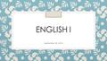 ENGLISH I September 22, 2014. Prefix: Mal- = bad, ill, wrong Sentence Example: The angry patient sued the incompetent doctor for malpractice.