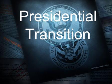 Presidential Transition. I. There are 4 ways by which a president may leave office prematurely A. Death 1. President William Henry Harrison died after.