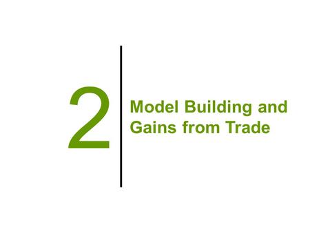 Model Building and Gains from Trade