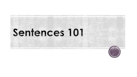  Every sentence MUST start with a capital letter and end with a punctuation mark.