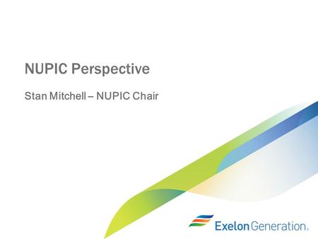 NUPIC Perspective Stan Mitchell – NUPIC Chair. Presentation Title2 NUPIC Overview NUPIC Organization established to accomplish the following objectives.