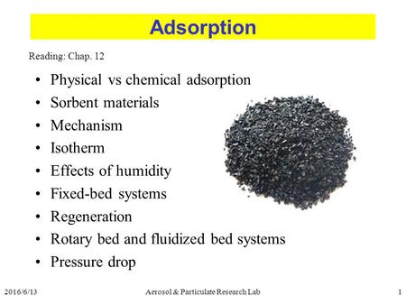 Aerosol & Particulate Research Lab