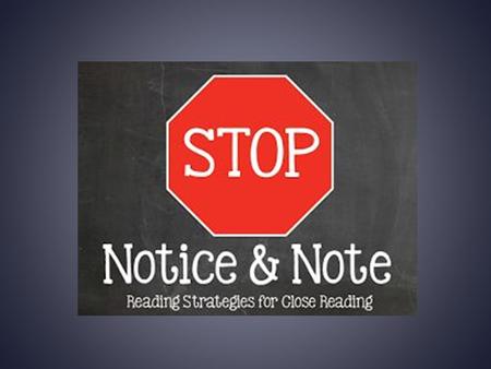 What are signposts? Turn and talk to your neighbor—explain what you think a signpost is.