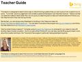 Teacher Guide This lesson is designed to teach kids to ask a critical thinking question that you can’t just put into a search box to solve. To do that,