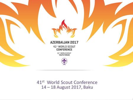 41st World Scout Conference