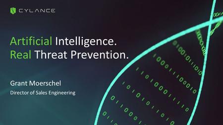 Artificial Intelligence. Real Threat Prevention.