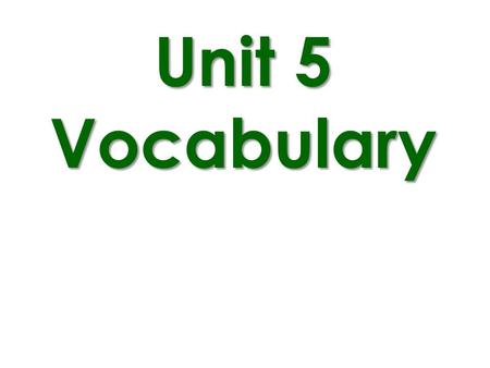 Unit 5 Vocabulary. Angle The area between two connecting lines measuring less than 180° but greater than 0° The angle is.