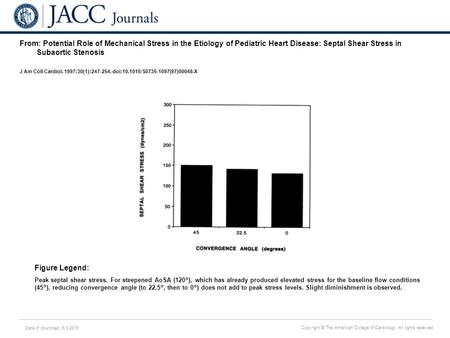 Date of download: 6/3/2016 Copyright © The American College of Cardiology. All rights reserved. From: Potential Role of Mechanical Stress in the Etiology.