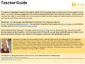 Teacher Guide This lesson is designed to teach kids to ask a critical thinking question that you can’t just put into a search box to solve. To do that,