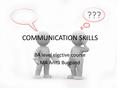 COMMUNICATION SKILLS BA level elective course MA Anita Burgund.