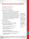 Major Academic Plan (MAP) Why study Women’s & Gender Studies? A majority of occupations deal with women as clients, co- workers, students, making it important.