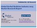 Global Herbal Medicine Industry 2015 Market Research Report Joel John 3422 SW 15 Street, Suit #8138, Deerfield Beach, Florida 33442, USA Tel: +1-386-310-3803.