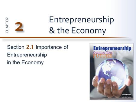 Entrepreneurship & the Economy