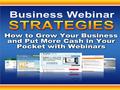 Lesson #1 What Is a Webinar? Getting Started Effective webinar strategies Popular webinar hosting tools Free or low-cost tools.