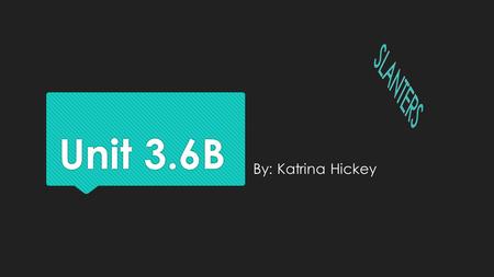 Unit 3.6B By: Katrina Hickey. 1.Bell Work 5 min 2.Anticipatory Questions 3 min -How many of you use Facebook? -What are some example of things you post?