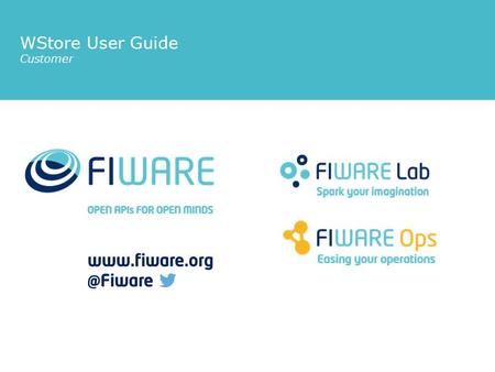 WStore User Guide Customer. Agenda 1.Introduction 2.Searching for offerings 3.Purchasing an offering 4.Downloading resources and invoices 5.Commenting.