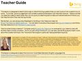 Teacher Guide This lesson is designed to teach kids to ask a critical thinking question that you can’t just put into a search box to solve. To do that,