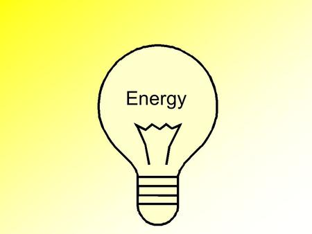 Energy. What is Energy? Energy is the ability to do work or produce heat Energy exists in two basic forms –Potential Energy: energy due to the composition.