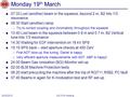 Monday 19 th March 07:33 Lost (another) beam in the squeeze, beyond 2 m, B2 hits 1/3 resonance. 08:30 Start (another) ramp  Try to correct coupling and.