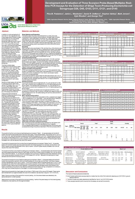 Abstract In addition to continued testing for E. coli O157:H7, new regulations in the United States require industry to begin monitoring for six non-O157.