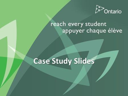 Case Study Slides. Is your clicker working? 1.Yes 2.No.