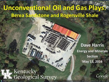 Dave Harris Energy and Minerals Section May 13, 2016