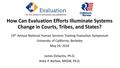 How Can Evaluation Efforts Illuminate Systems Change in Courts, Tribes, and States? 19 th Annual National Human Services Training Evaluation Symposium.