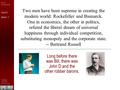 Micro Economics Unit 9 Slide 1 Created: Jan 2007 by Jim Luke. Two men have been supreme in creating the modern world: Rockefeller and Bismarck. One in.