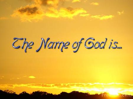 O LORD, our Lord, How excellent is Your name in all the earth! (Psalm 8:9)