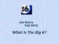 Jim Kotva Fall 2012. What is it?  Information and technology literacy model and curriculum  A set of basic, essential life skills  An information.