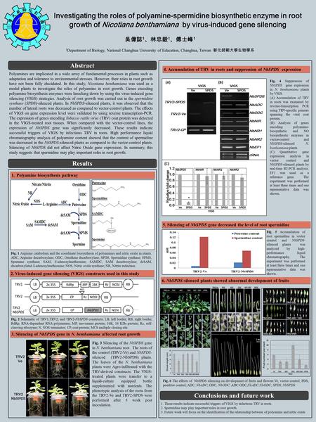 Abstract Results Polyamines are implicated in a wide array of fundamental processes in plants such as adaptation and tolerance to environmental stresses.