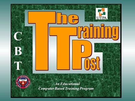 An Educational Computer Based Training Program CBTCBT.