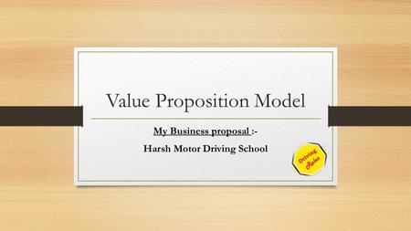 Value Proposition Model