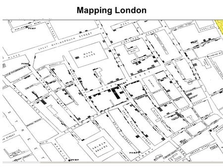 Mapping London. Software examples MapInfo Arc GIS- Same functionality as MapInfo Instant Atlas MapQuest and others Improve data visualization Enhance.