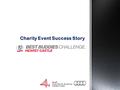 Charity Event Success Story.  BEST BUDDIES is a charity that assists people with intellectual disabilities  BEST BUDDIES CHALLENGE is a bicycle race.