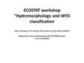 ECOSTAT workshop “Hydromorphology and WFD classification Oslo, Norway, 12-13 October 2015 (back-to-back with ECOSTAT) Organised in close collaboration.