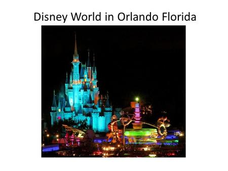 Disney World in Orlando Florida. Planning a Visit from the UK to Disney world Florida.