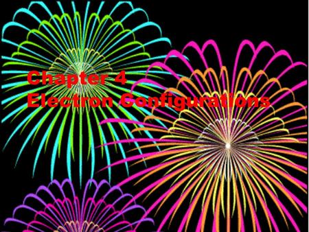 Chapter 4 Electron Configurations. Waves Today scientists recognize light has properties of waves and particles Waves: light is electromagnetic radiation.