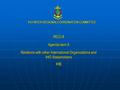 IHO INTER-REGIONAL COORDINATION COMMITTEE IRCC-8 Agenda item 8 Relations with other International Organizations and IHO Stakeholders IHB.