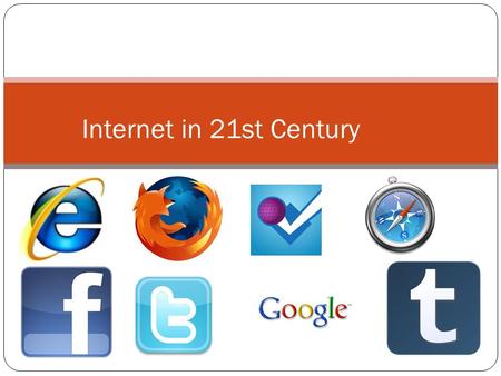 Internet in 21st Century. We all use web in our daily lives, from our mobiles or coputers. However we do not realize how fast is internet getting bigger.