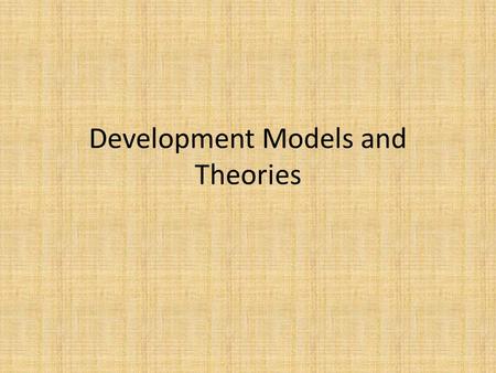 Development Models and Theories. Income and Demographic Change, 1980–2004 Fig. 9-19: Per capita GDP has increased more in MDCs than in LDCs during this.